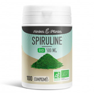 Spiruline Bio - 500 mg - comprimés - H&P
