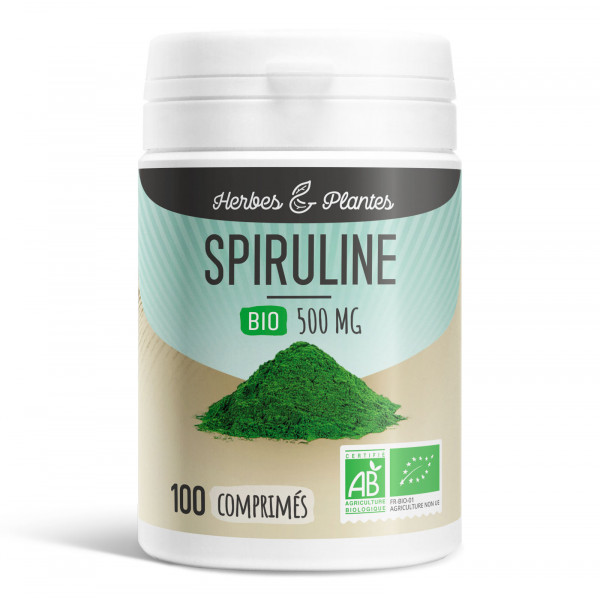 Spiruline Bio - 500 mg - comprimés - H&P