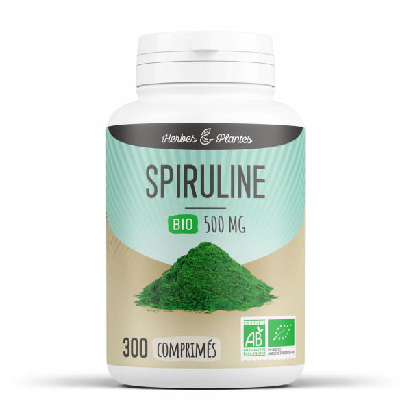 Spiruline Bio - 500 mg - comprimés - H&P