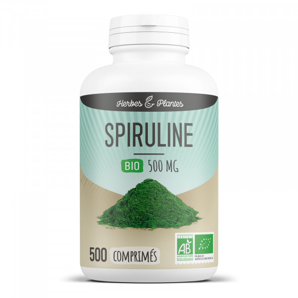 Spiruline Bio - 500 mg - comprimés - H&P