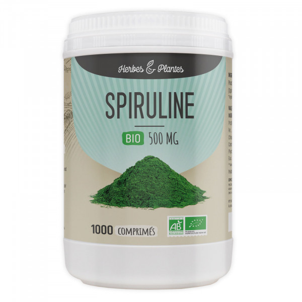 Spiruline Bio - 500 mg - comprimés - H&P