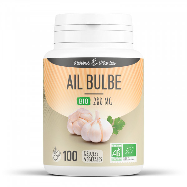 Ail bulbe Bio - 280 mg - Gélules végétales - H&P