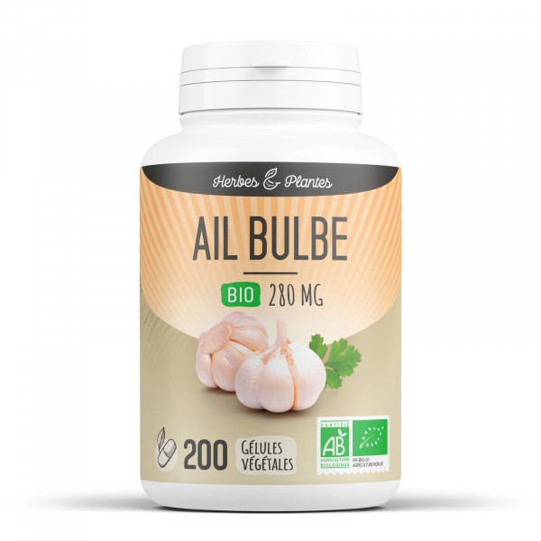 Ail bulbe Bio - 280 mg - Gélules végétales - H&P