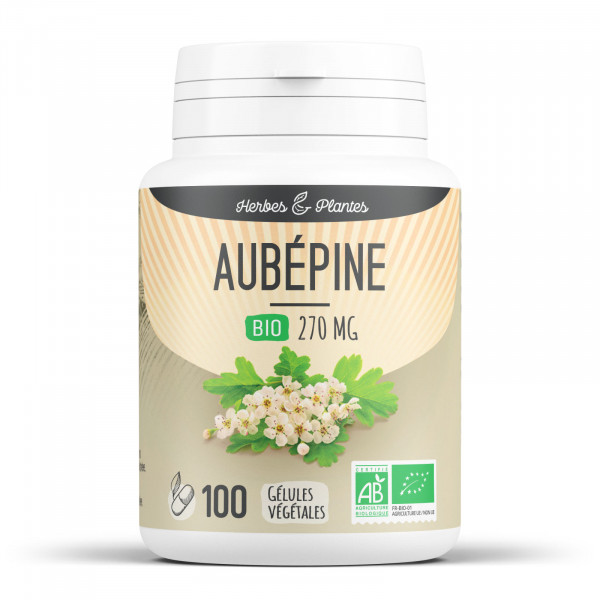 Aubépine Bio - 270 mg - Gélules végétales