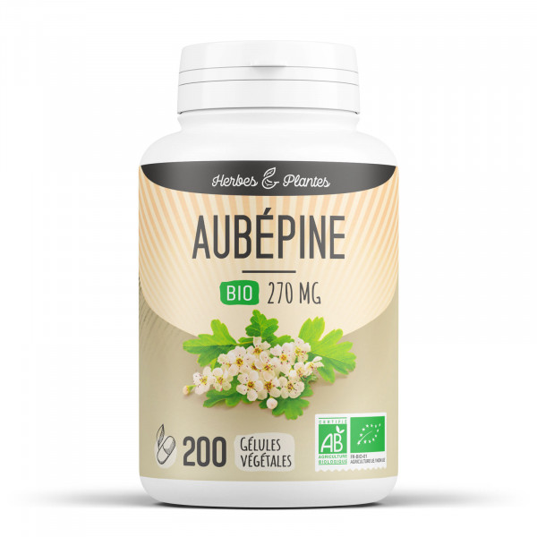 Aubépine Bio - 270 mg - Gélules végétales