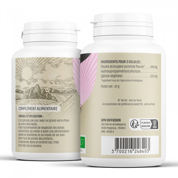 Bruyère Bio - 230 mg - Gélules végétales