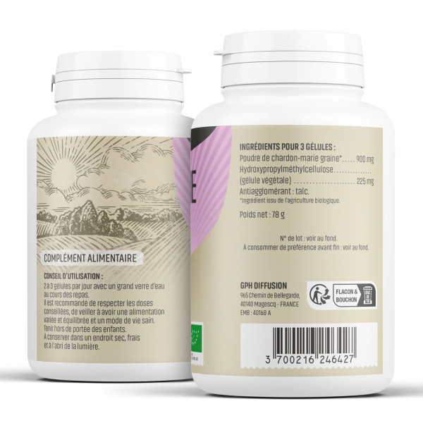 Chardon-Marie Bio - 300 mg - Gélules végétales