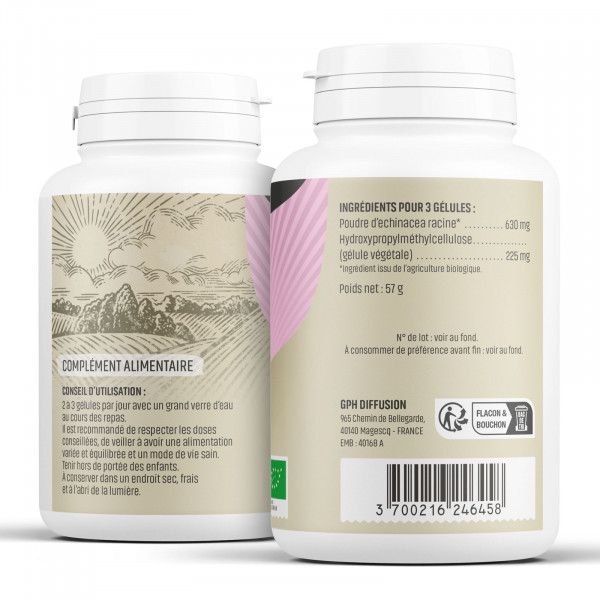 Echinacea Bio - 210 mg - Gélules végétales