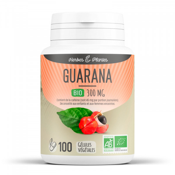 Guarana Bio - 300 mg - Gélules végétales