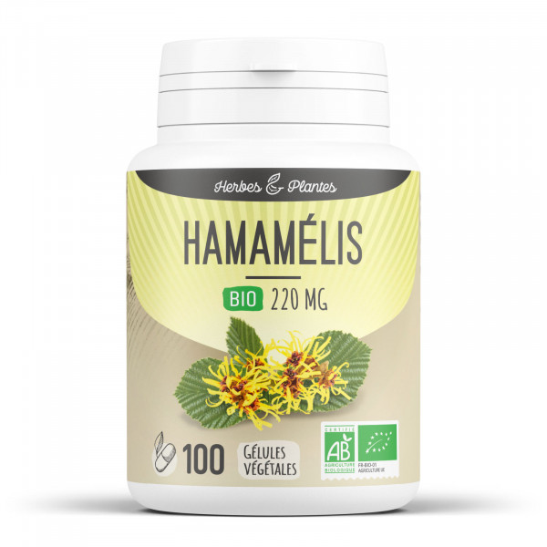 Hamamélis Bio - 220 mg - Gélules végétales