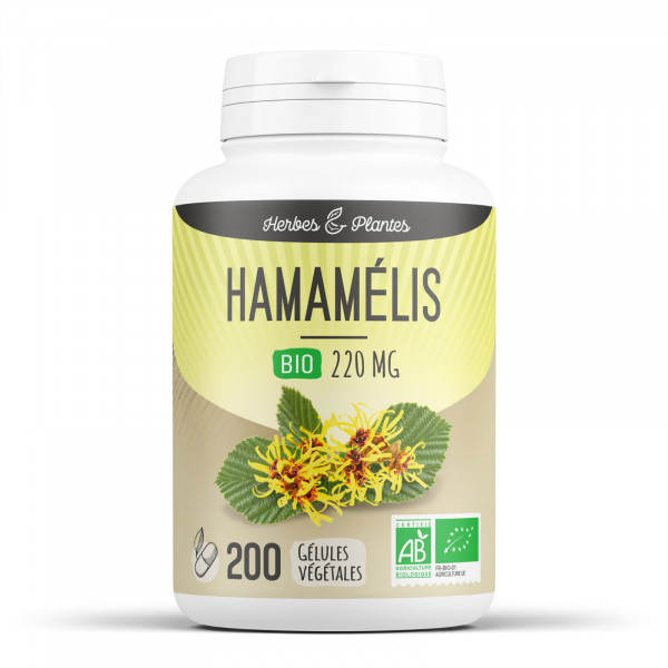 Hamamélis Bio - 220 mg - Gélules végétales