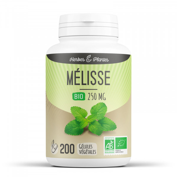 Mélisse Bio - 250 mg - Gélules végétales