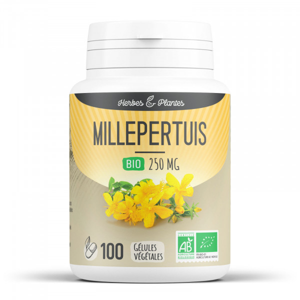 Millepertuis Bio - 250 mg - Gélules végétales