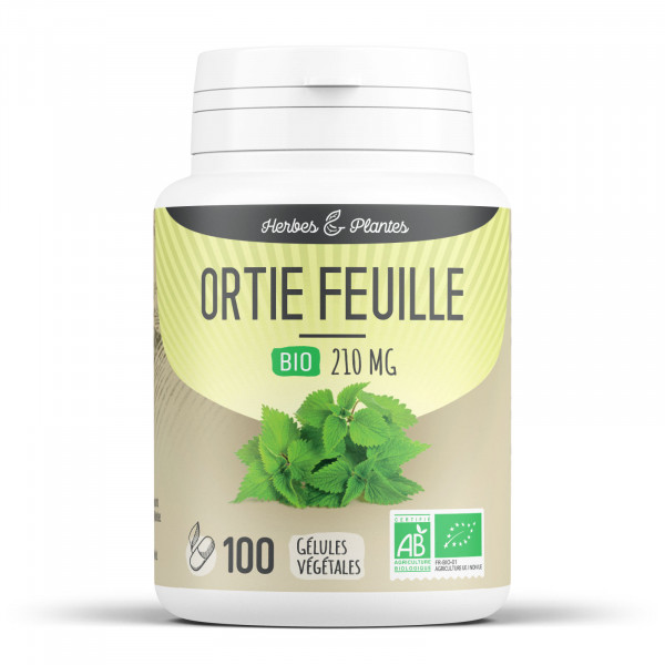 Ortie feuille Bio - 210 mg - Gélules végétales