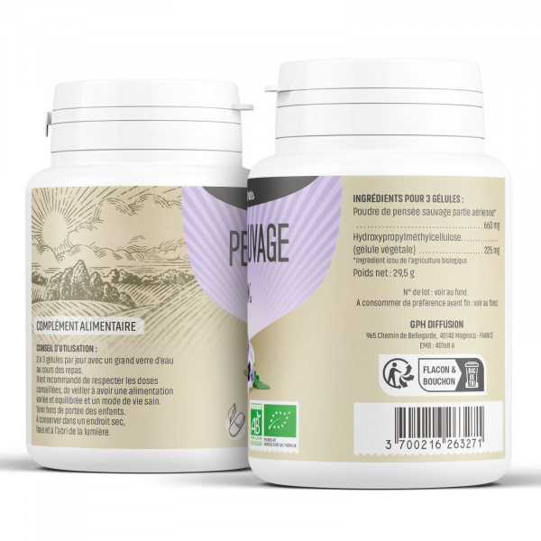 Pensée sauvage Bio - 220 mg - Gélules végétales