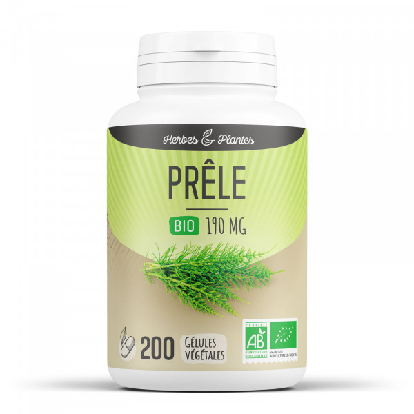 Prêle Bio - 190 mg - Gélules végétales