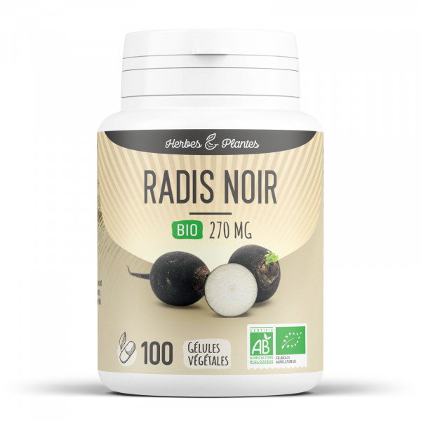 Radis noir Bio - 270 mg - Gélules végétales