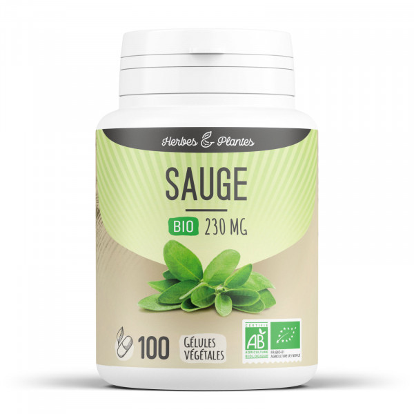 Sauge Bio - 230 mg - Gélules végétales