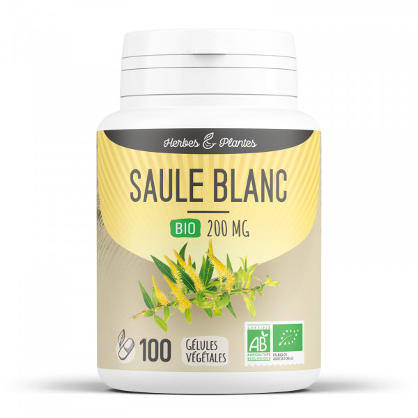 Saule blanc Bio - 200 mg - Gélules végétales