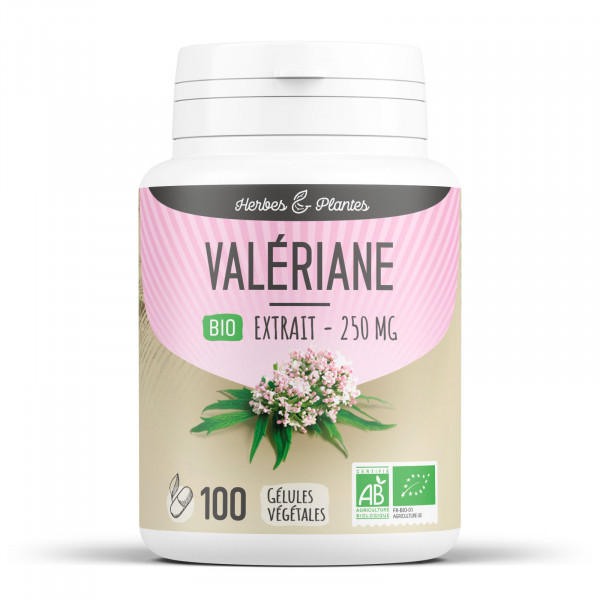 Valériane Bio - extrait aqueux - 250 mg - Gélules végétales