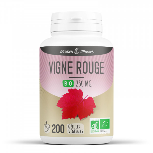 Vigne Rouge Bio - 250 mg - Gélules végétales