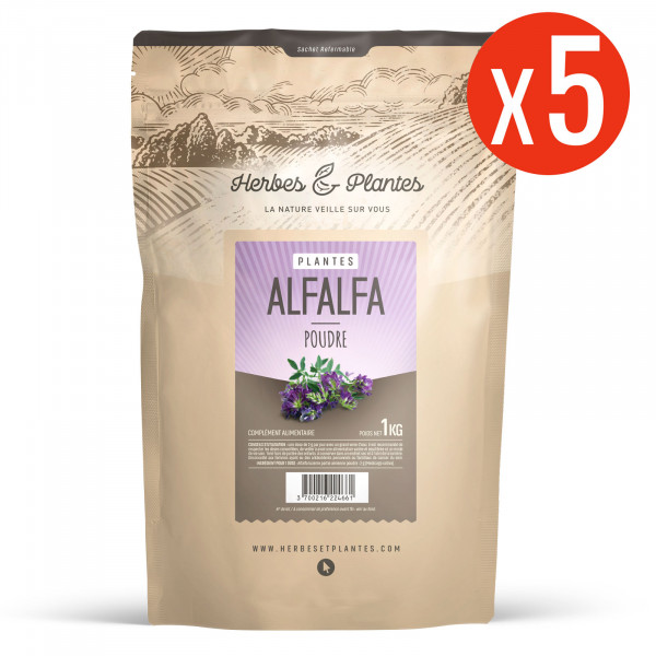 Alfalfa (luzerne) - 1 kg de poudre