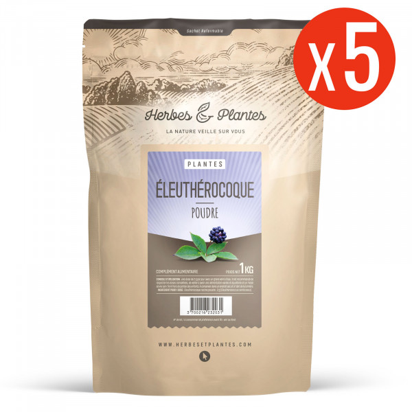 Eleuthérocoque - 1 Kg de poudre