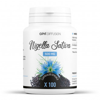 Huile de Nigelle 500 mg - capsules