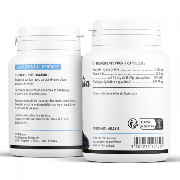 Nigella sativa - 500 mg - GPH