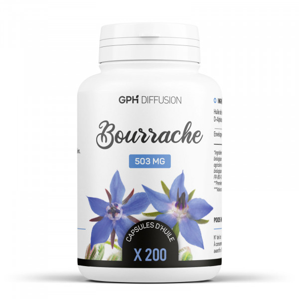 Bourrache Bio - capsules à 503 mg