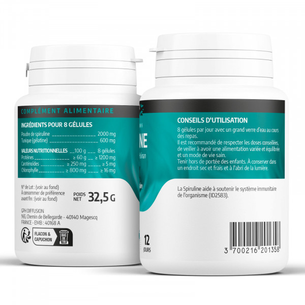 Spiruline - 200 gélules