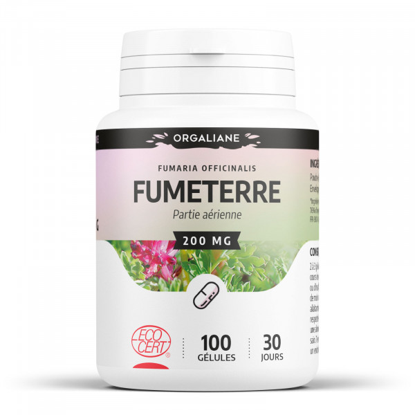 Fumeterre Ecocert 200 mg - gélules