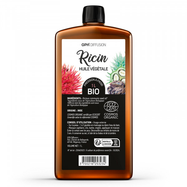 Huile de Ricin Bio Cosmos Organic