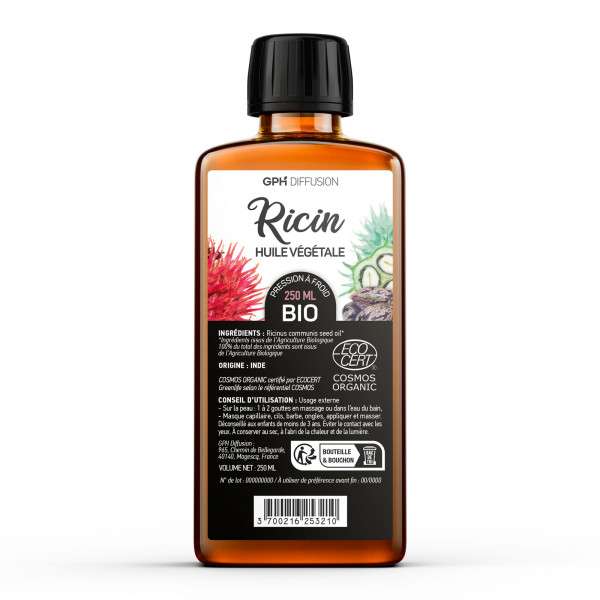 Huile de Ricin Bio Cosmos Organic