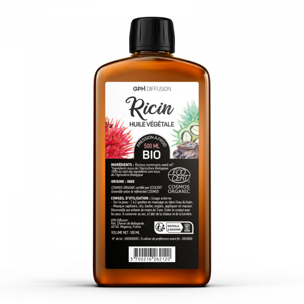 Huile de Ricin Bio Cosmos Organic