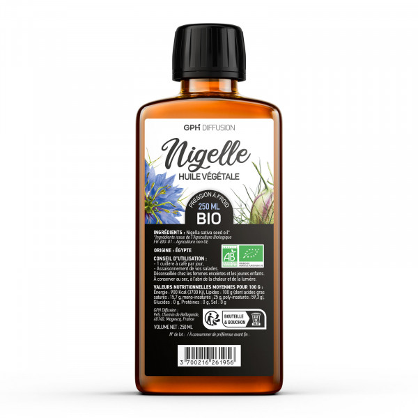 Huile de Nigelle biologique 