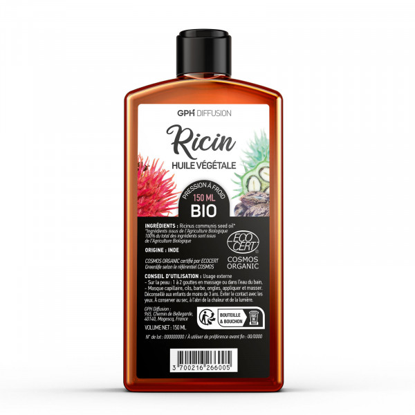 Huile de Ricin Bio Cosmos Organic