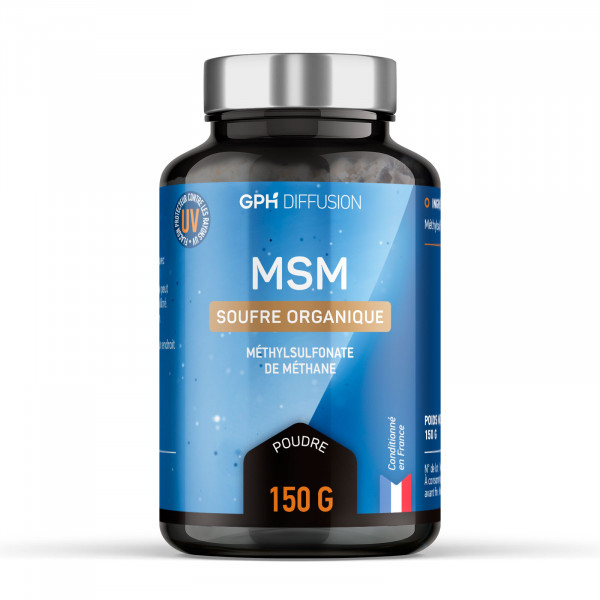 Poudre MSM - 2 g - 150 grammes