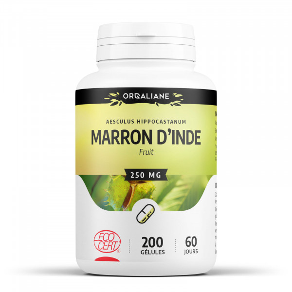 Marron d'inde Bio - 200 gelules classiques