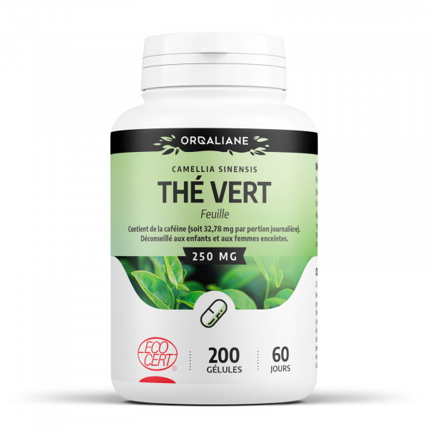 Thé Vert 250mg - Gélules ecocert