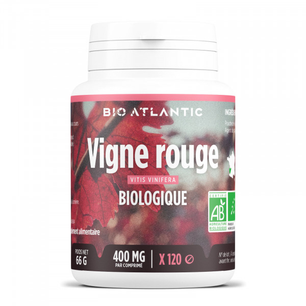 Complément alimentaire Vigne Rouge Bio - 200 comprimés