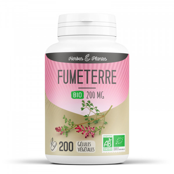 Fumeterre bio -200 gélules végétales 200mg