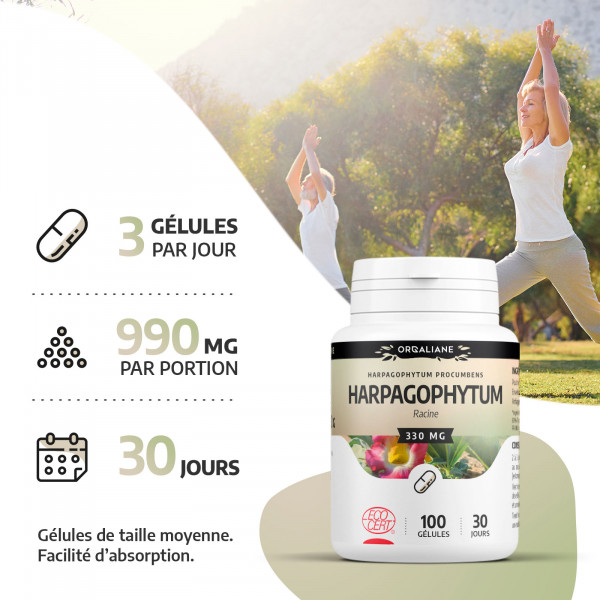 Harpagophytum bio - 200 gélules
