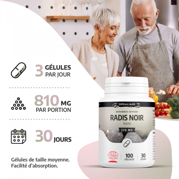 Radis Noir - 200 gélules