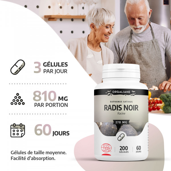 Radis Noir - 200 gélules