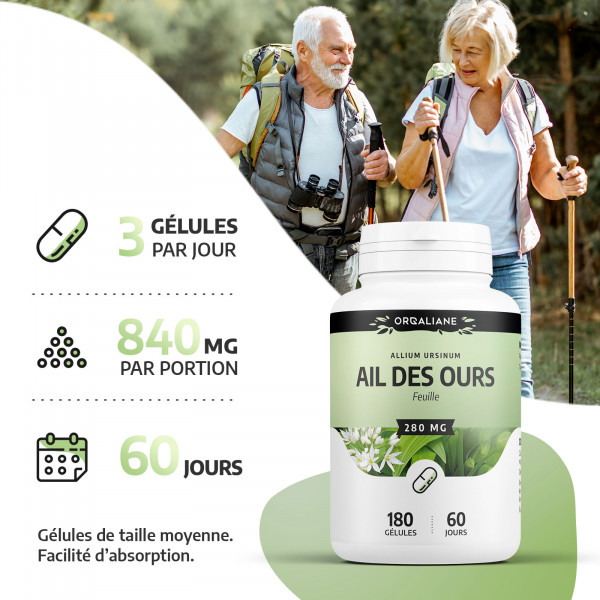 Ail des Ours 180 gélules à 280mg