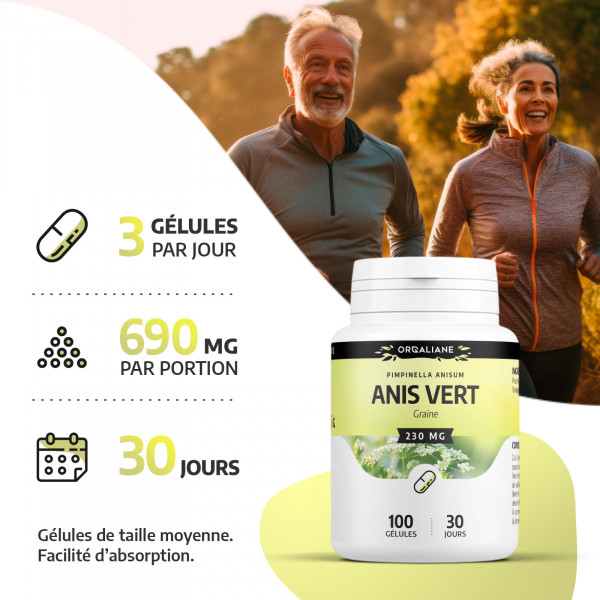 Anis vert 230 mg - Gélules