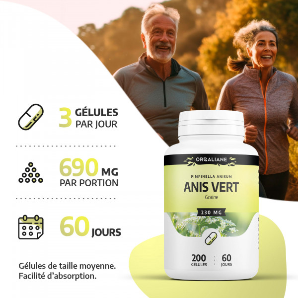 Anis vert 230 mg - Gélules