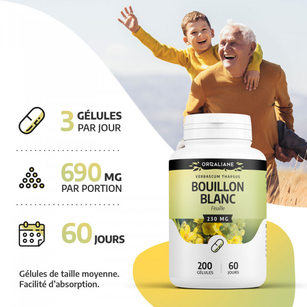 Bouillon Blanc 230 mg - gélules