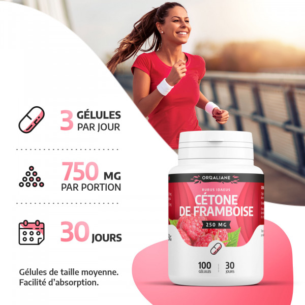 Cétone de Framboise - 250 mg - Orgaliane